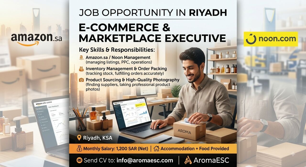 Riyadh, Jobs, Hiring E-commerce & Marketplace Executive (On-site / Riyadh)