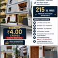 INR 40000000,  6 BR,  215 Sq. Yard,  215 Sqrds Newly Constructed G+3+Penthouse Residential House For Sale At Mehdi Garden-Hyd