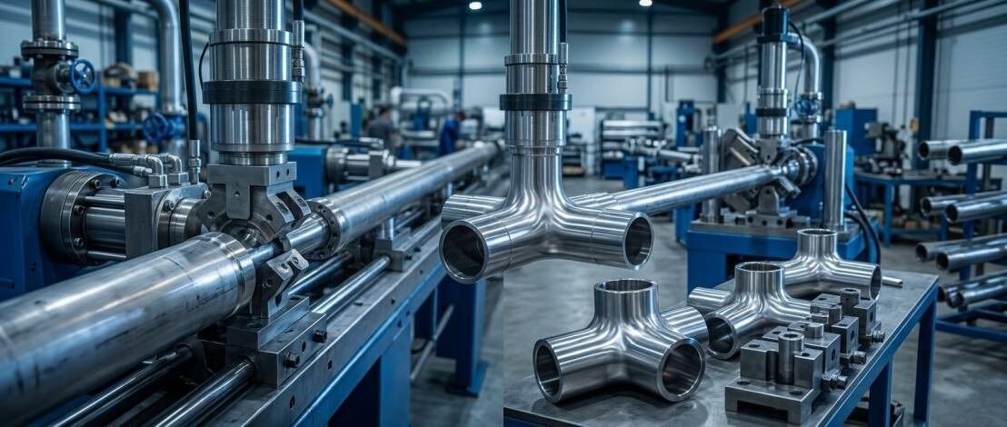 New York, Business, T Outlet Forming For Efficient Pipe Fabrication