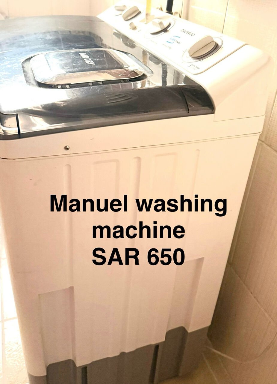 Jeddah, Household Items, SAR 650,  Manuel Washing Machine