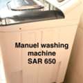 SAR 650,  Manuel Washing Machine