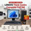 BHD 25,  Special Offer LENOVO Core I3 Computer Full Set With Lenovo HD Monitor Win 10 Ready To Use