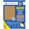 Brown Kraft Labels | Laser & Inkjet Printable Sheets