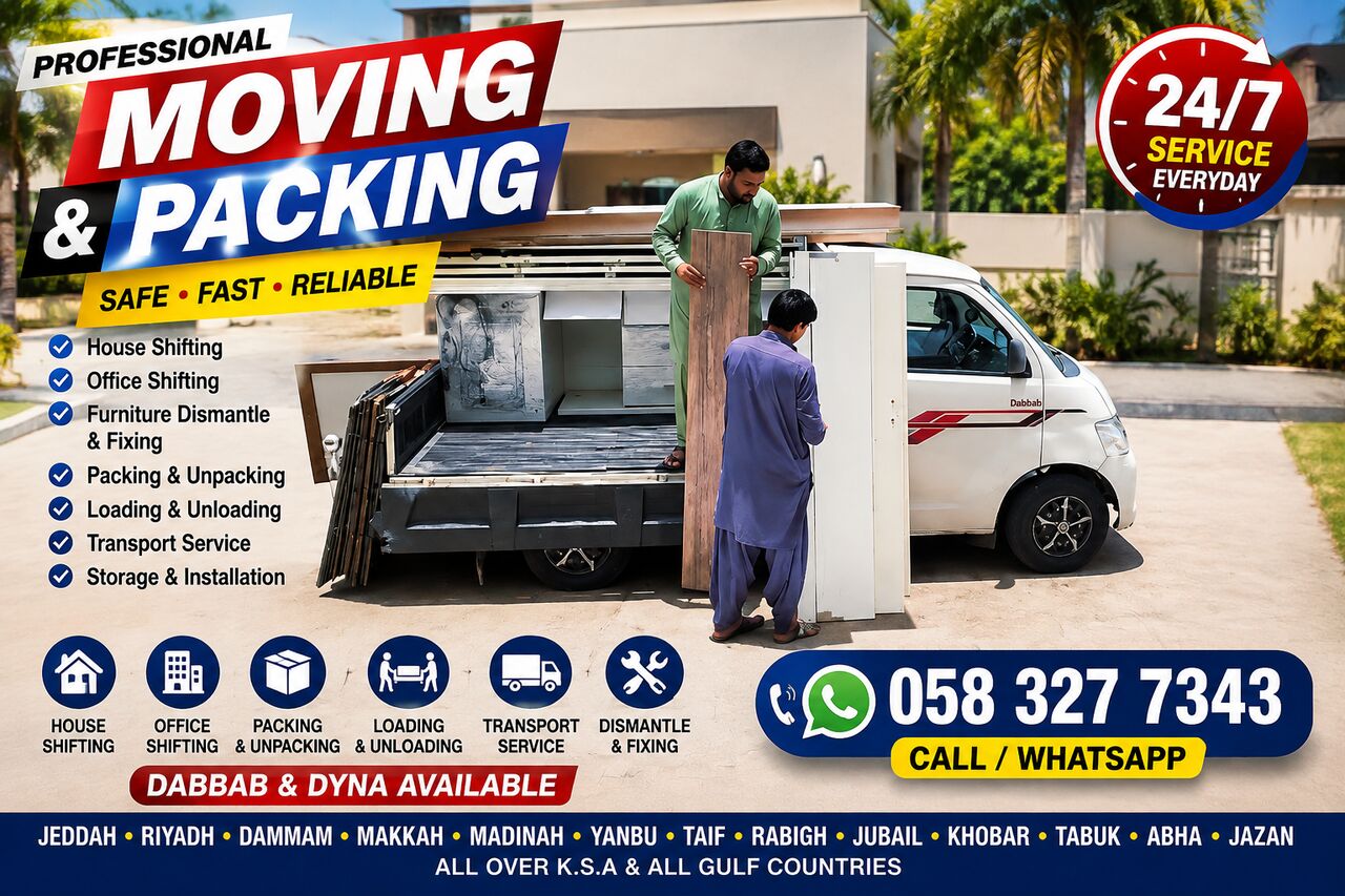 Jeddah, Household, MOVING AND PACKING COMPANY PROFESSIONAL LABOUR🪴 CARPENTER HOUSE MOVING,,,,,,,,