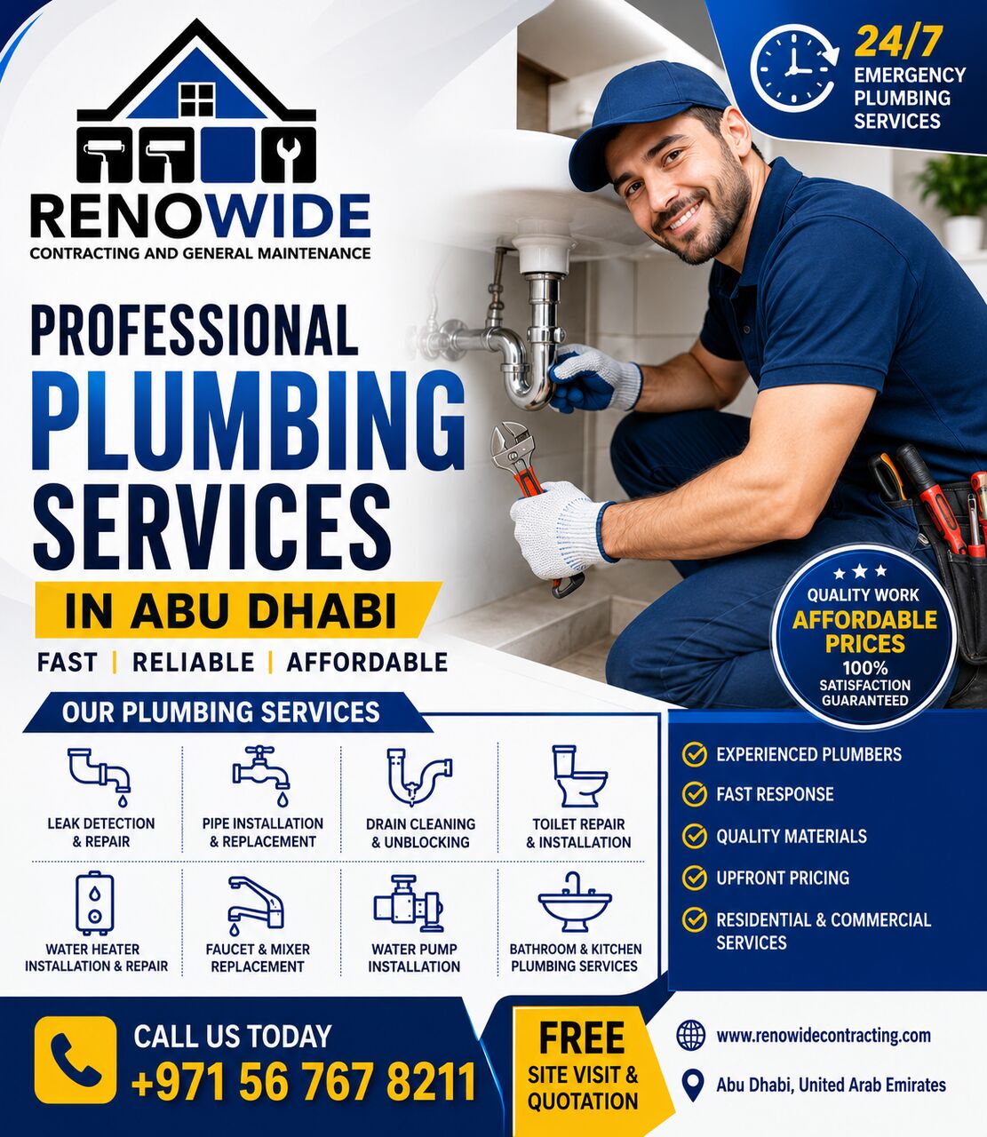 Abu Dhabi, Construction, Professional Plumbing Services Abu Dhabi | Reliable Repairs & Installations