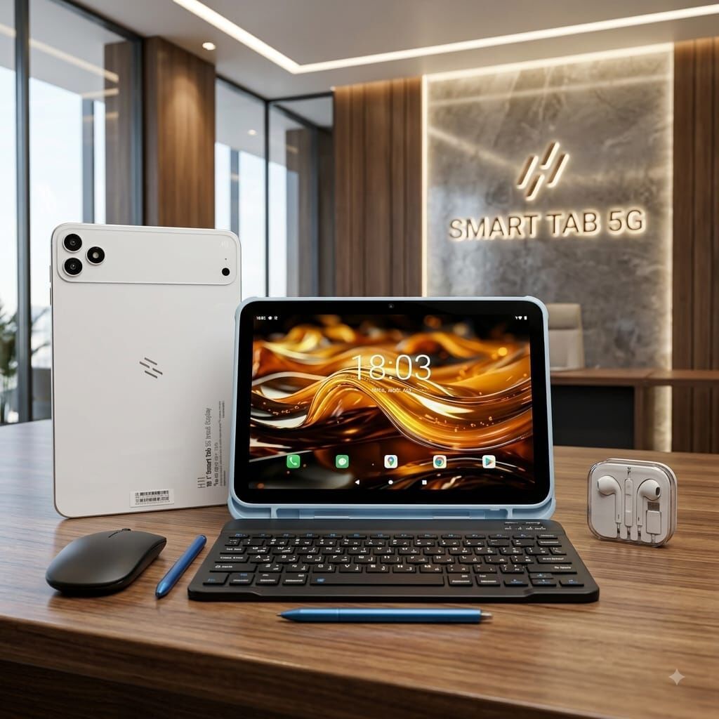 Manama, Computers, BHD 35,  New 10" Smart Android Tablet 12GB RAM+1TB Storage FREE Case, Keyboard, Mouse, Earphone,Pen
