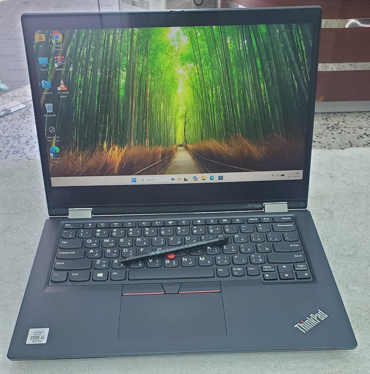 Jeddah, Computers, SAR 1450,  Laptop Lenovo ThinkPad Yoga L13 I5 10th Ram DDR4 8gb SSD 512gb Touch X360