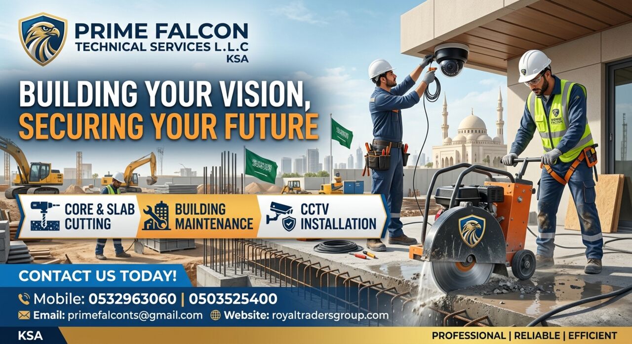 Riyadh, Construction, Core & Slab Cutting