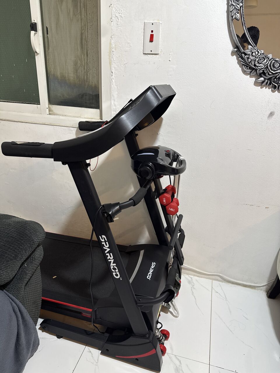Dammam, Health & Beauty Items, SAR 900,  Excellent Condition TREADMILL With HIP VIBRATOR.