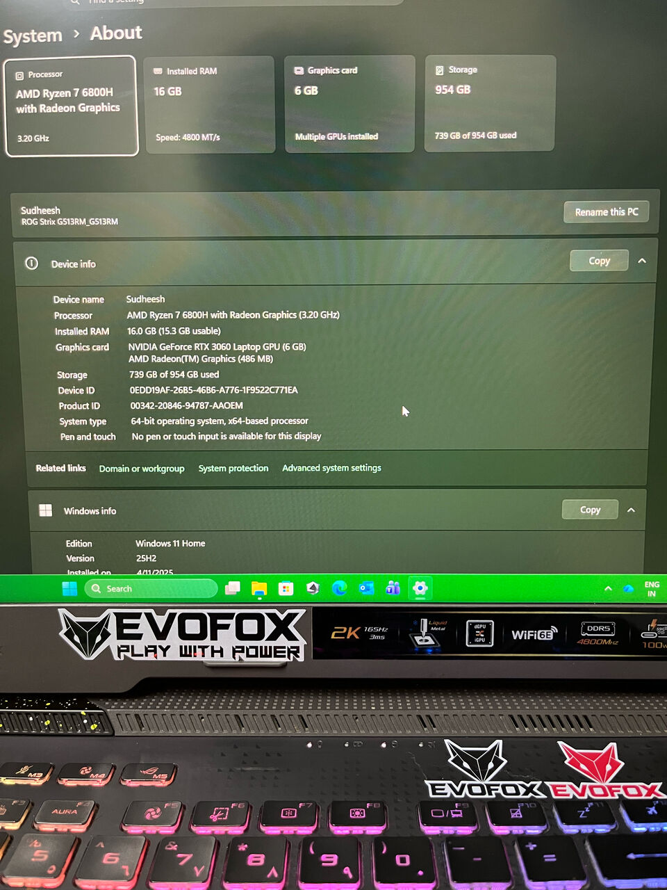 Riyadh, Computers, SAR 5500,  Gaming Laptop With Bundle-Asus ROG Strix G513R With Game Bundlr