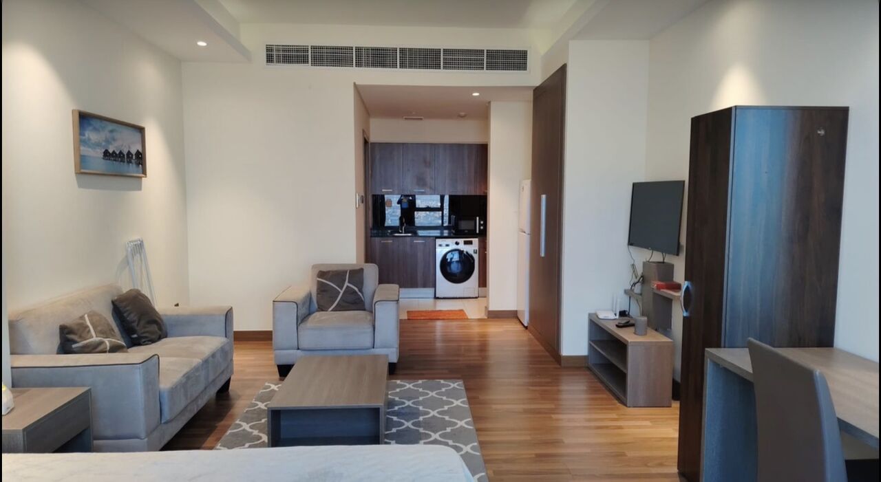 Sanabis, Apartments, Flats, Houses & Villas, BHD 250/month,  Furnished,  Studio,  For Rent: Studio Apartment In Sanabis Near City Centre..