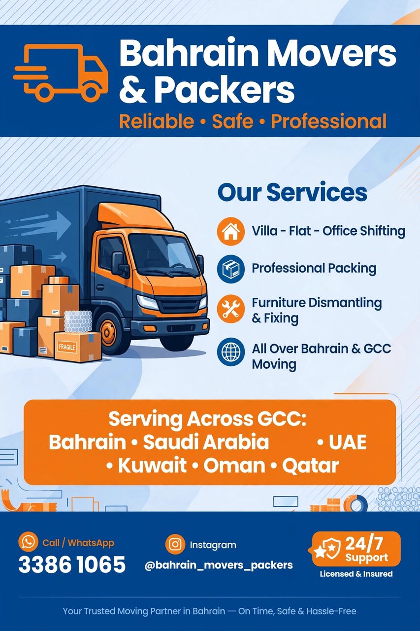 Tala Island, Labor/Moving, House Shifting Services In Manama Bahrain