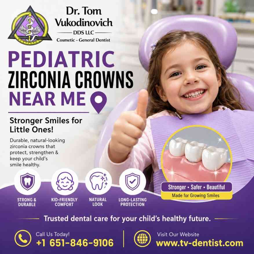 New York, Dental, Pediatric Zirconia Crowns Near Me | Dr. Tom Vukodinovich DDS LLC