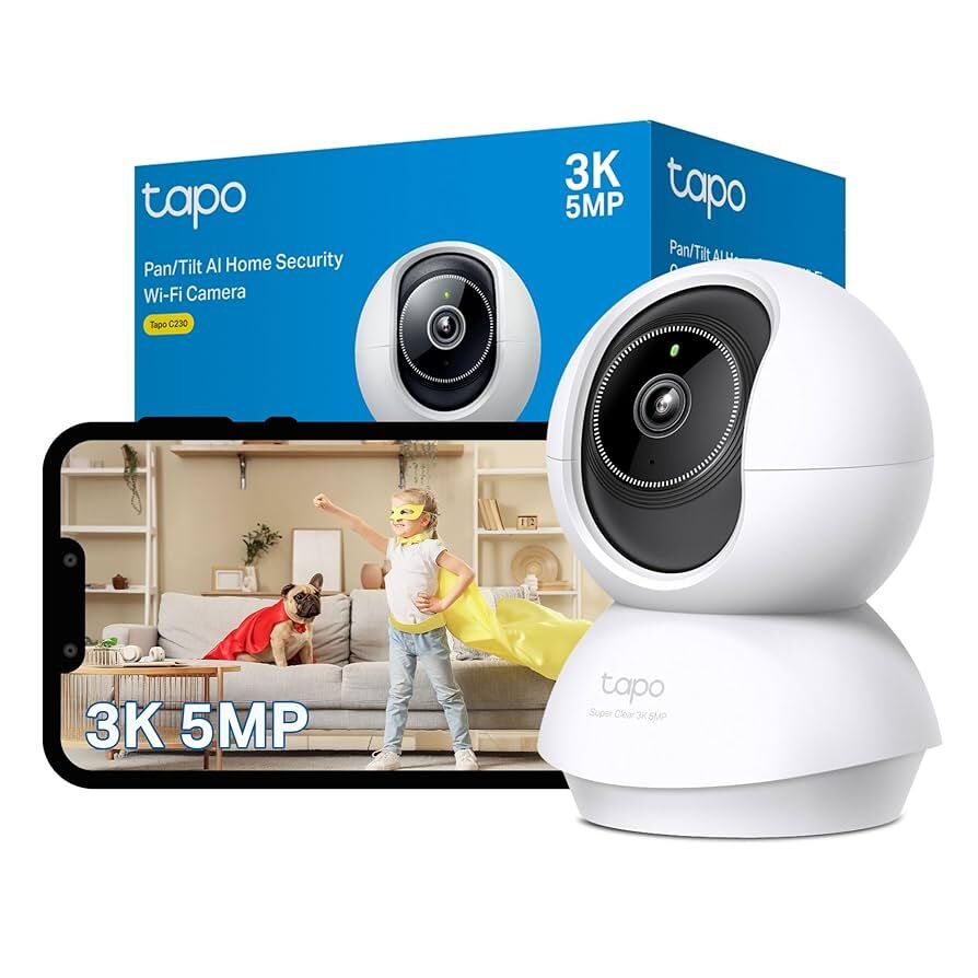 Manama, Electronics, BHD 18,  TP-Link Tapo C230 3K 5MP Pan/Tilt AI Home Security Wi-Fi Camera.