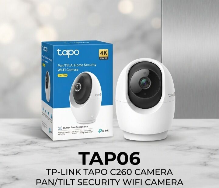 Manama, Electronics, BHD 28,  TP-Link Tapo C260 4K Pan/Tilt AI Home Security Wi-Fi Camera