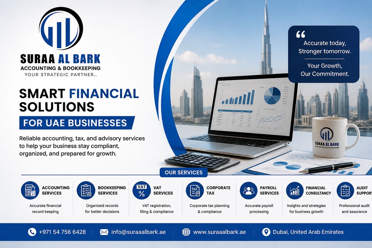Dubai, Accounting, Accounting, Bookkeeping & Tax Services For UAE Businesses