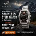 USD 599,  What Makes A Stainless Steel Watch In Colorado Ideal For Time Zone Travelers?