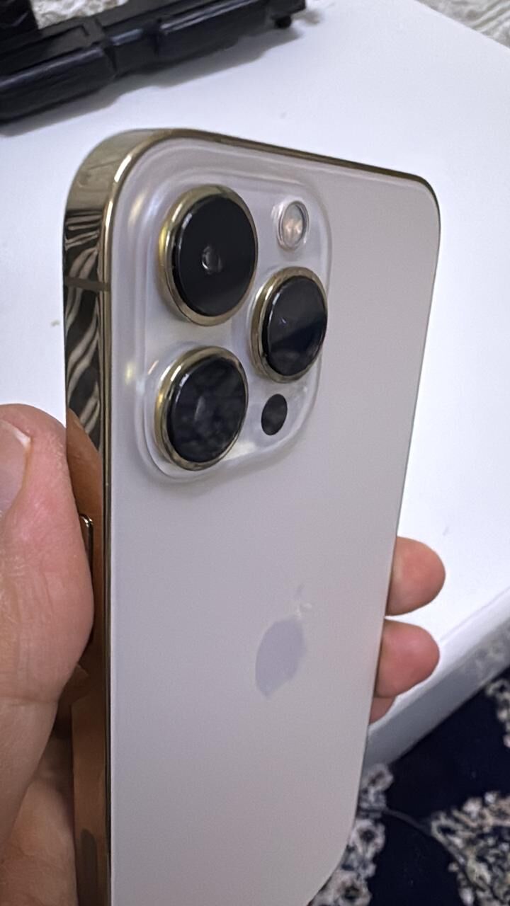 Riyadh, Mobile Phones, SAR 2500,  IPHONE 13 PRO MAX 512 GB GOLDEN TITANIUM BODY SCRATCH PROOF 2