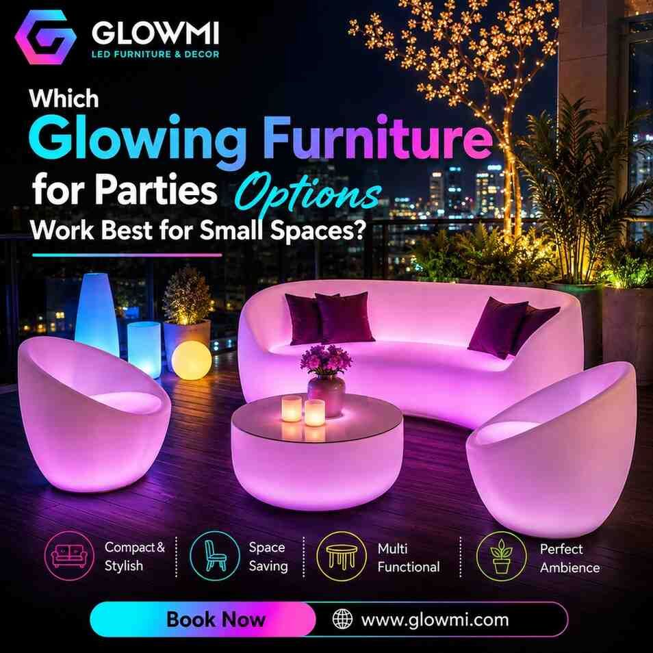 Toronto, Furniture, CAD 2850,  Which Glowing Furniture For Parties Options Work Best For Small Spaces?