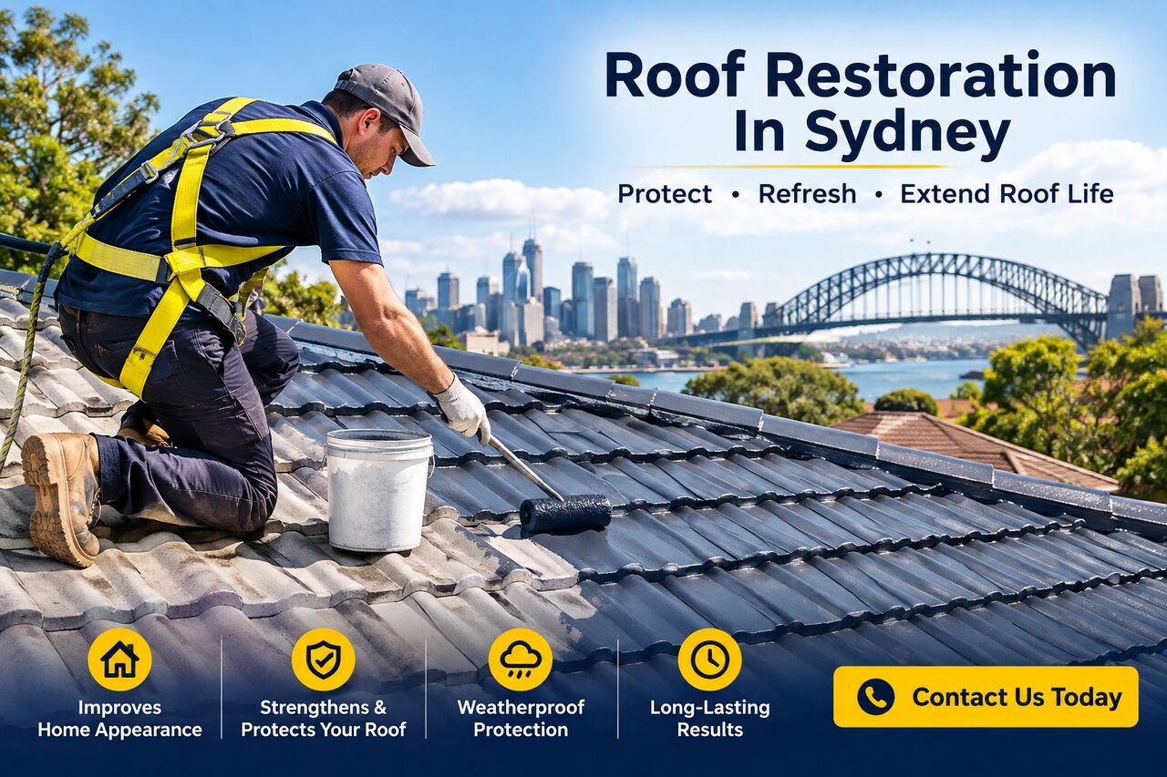 Sydney, Household, Roof Restoration In Sydney​​​​​- BA ROOFING AND RESTORATION