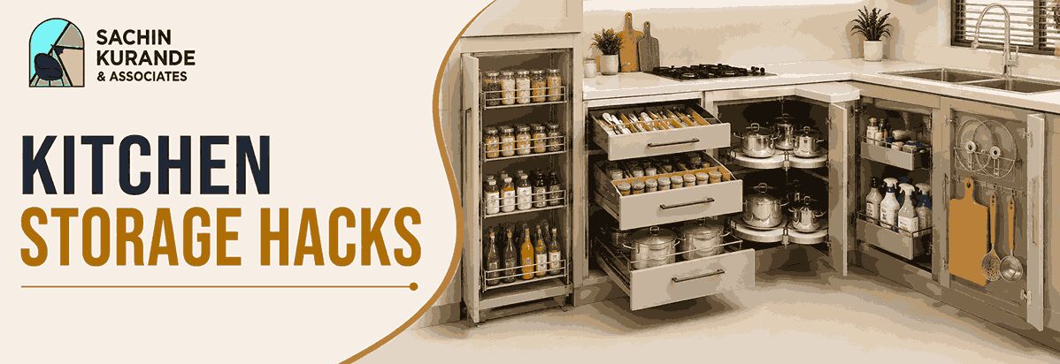 Mumbai, Interior Design, Kitchen Storage Hacks For A Clutter-Free & Functional Home In Goregaon East