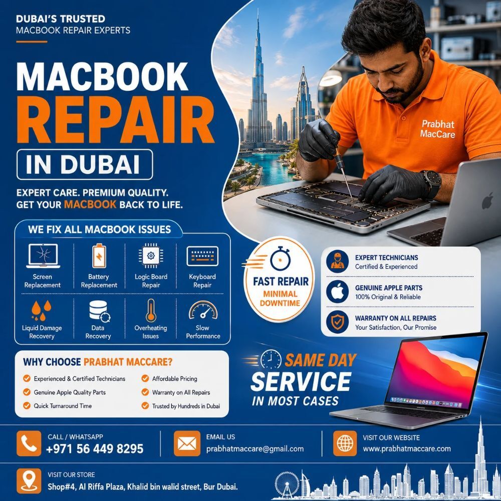 Dubai, Appliance Repair, Affordable MacBook Repair In Dubai For Screen, Battery And Keyboard Issues