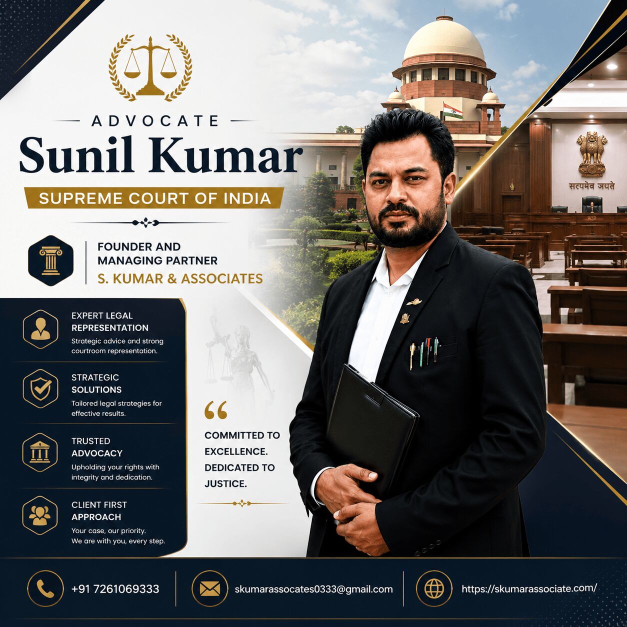 Noida, Legal, Supreme Court Advocate In Delhi For SLPs, Litigation & Judicial Remedies | Adv. Sunil Ku..