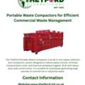 Portable Waste Compactors For Efficient Commercial Waste Management