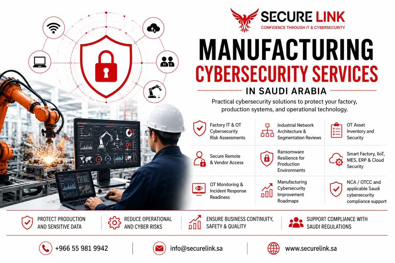 Riyadh, Business, Manufacturing Cybersecurity Services In Saudi Arabia