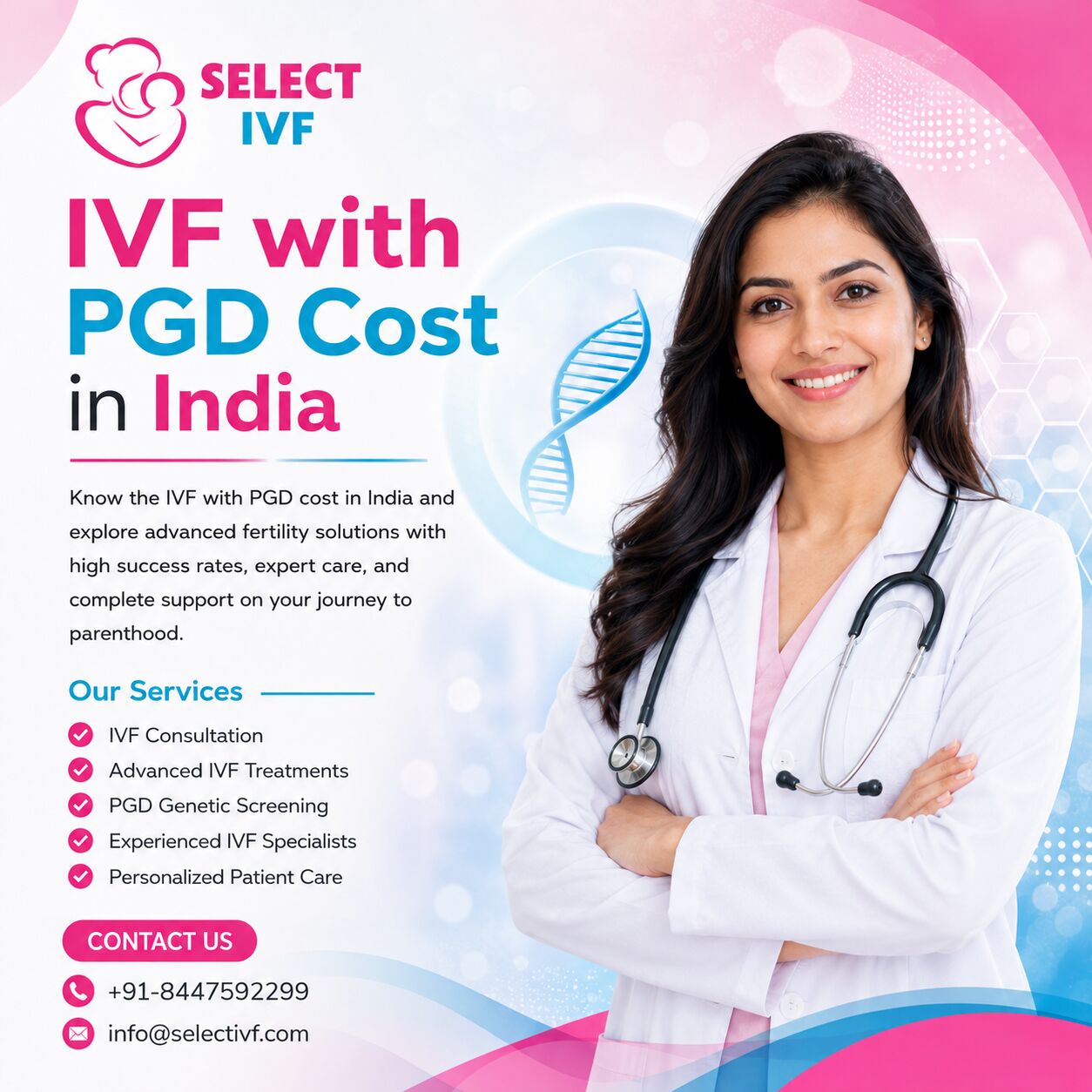 New Delhi, Health, IVF With PGD Cost In India
