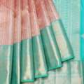 Rose Gold Silk Saree Designs | Mavuris