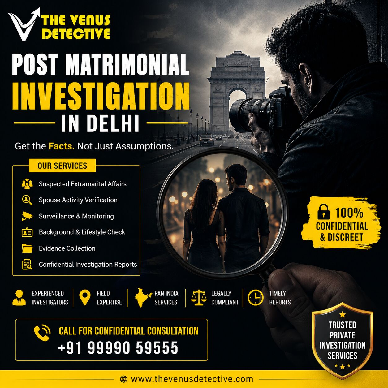 New Delhi, Legal, Post Matrimonial Investigation In Delhi | Private Detective Agency