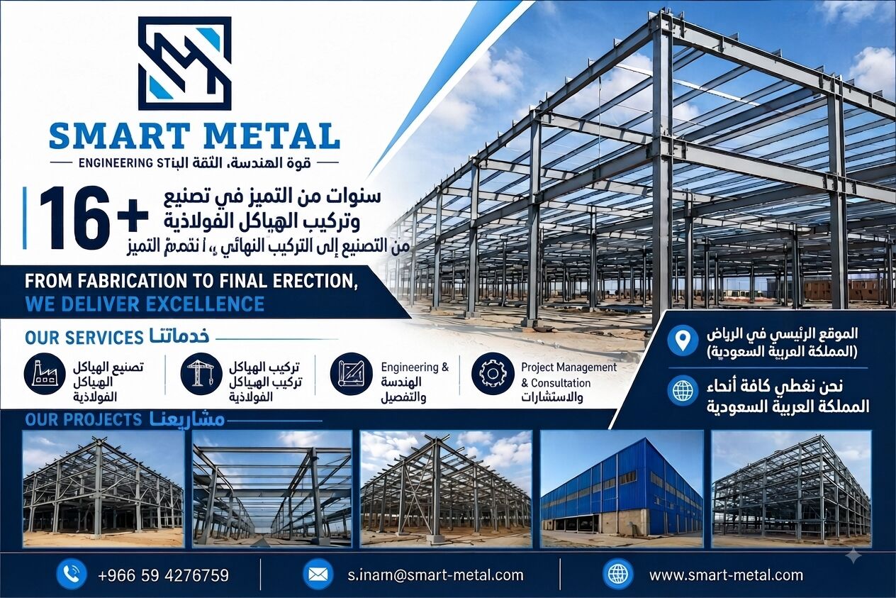 Riyadh, Construction, Steel Structure Fabrication