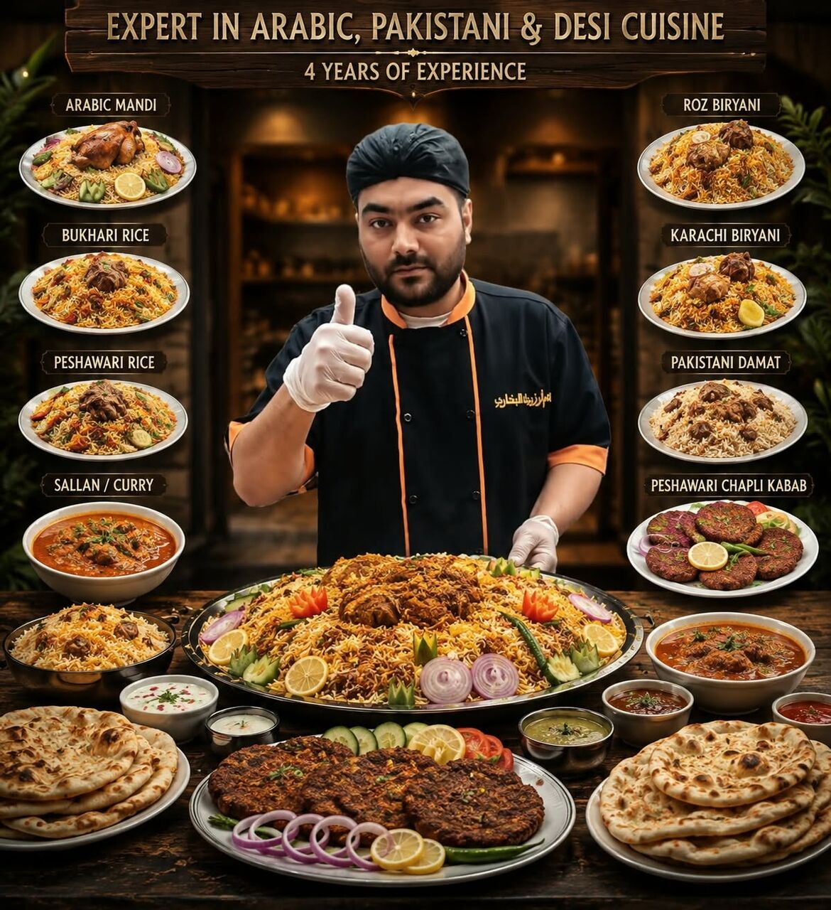 Al Rehab, Job Seekers, Urgently Looking For A Chef Job: Pashtun (Pathan) Chef With 4 Years&rsquo; Experience In Arabic