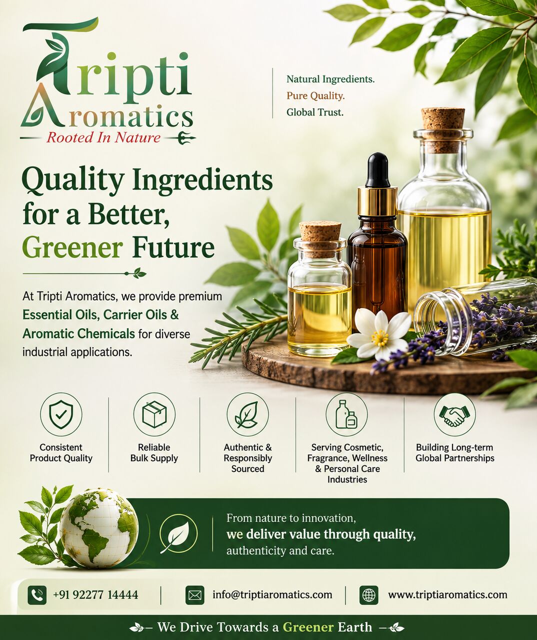 Faridabad, Health & Beauty Items, Leading Carrier Oil Exporters In India | Tripti Aromatics