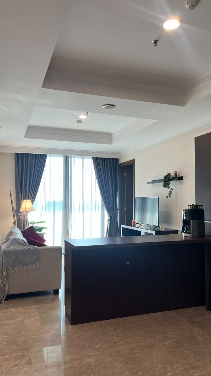 South Jakarta, Apartments, Flats, Houses & Villas, IDR 18000000/month,  Furnished,  1 BR,  76 Sq. Meter,  For Rent! 1-bedroom Apartment Residence 8 @Senopati