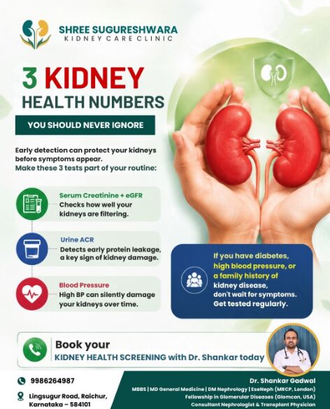 Mumbai, Health, Best Nephrologist In Raichur For Advanced Kidney Care & Renal Treatment