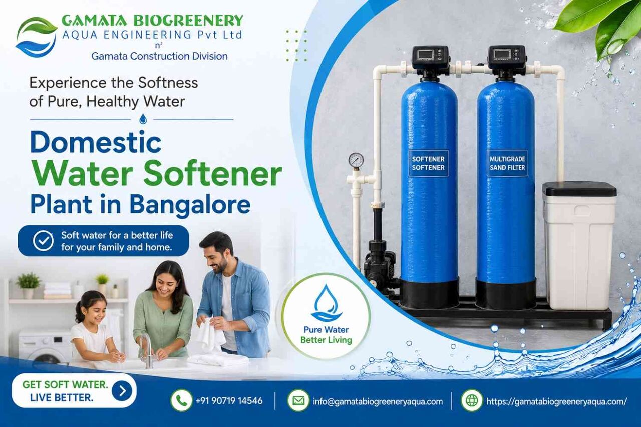 Bangalore, Construction, Domestic Water Softener Plant In Bangalore