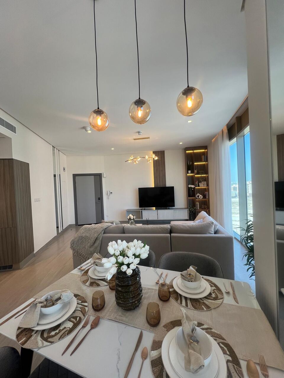 Al Seef, Apartments, Flats, Houses & Villas, BHD 450/month,  Furnished,  1 BR,  Sea View Apartment For Rent