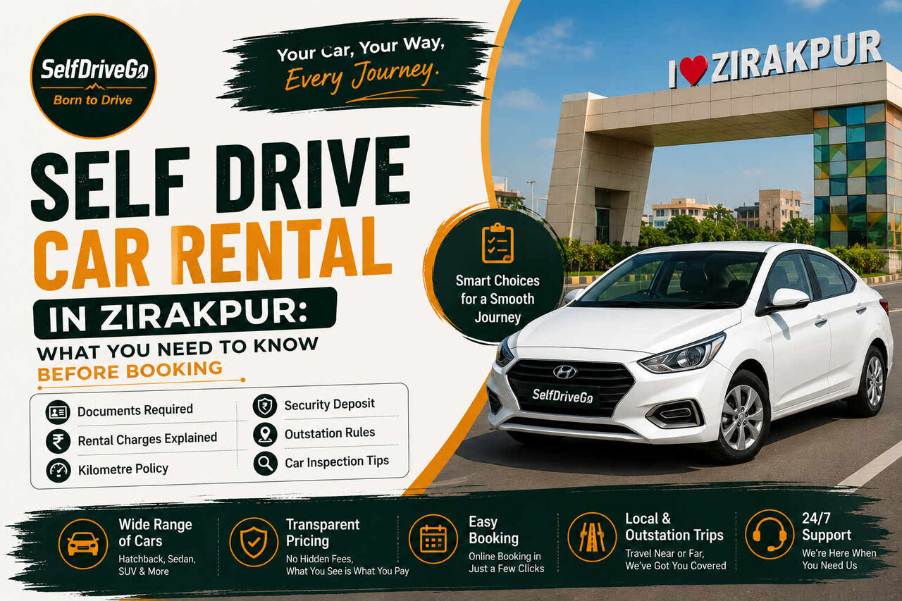 Chandigarh, Travel, Self Drive Car Rental In Zirakpur &ndash; Easy & Flexible Travel With SelfDriveGo