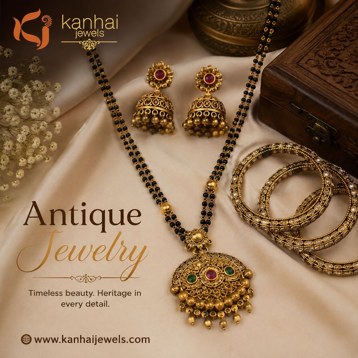 Mumbai, Jewelry, INR 595,  Antique Jewellery: Timeless Designs That Add Elegance To Every Look