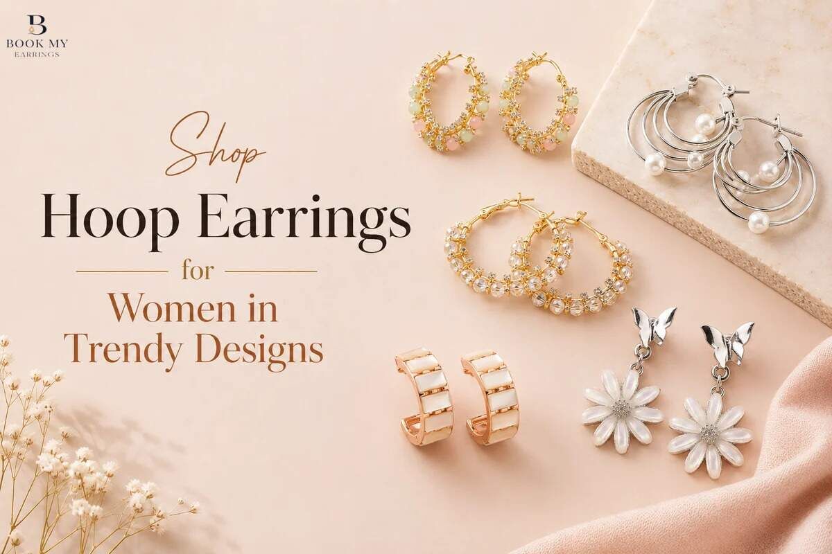 New Delhi, Clothing & Accessories, Trendy Hoop Earrings For Women | BME