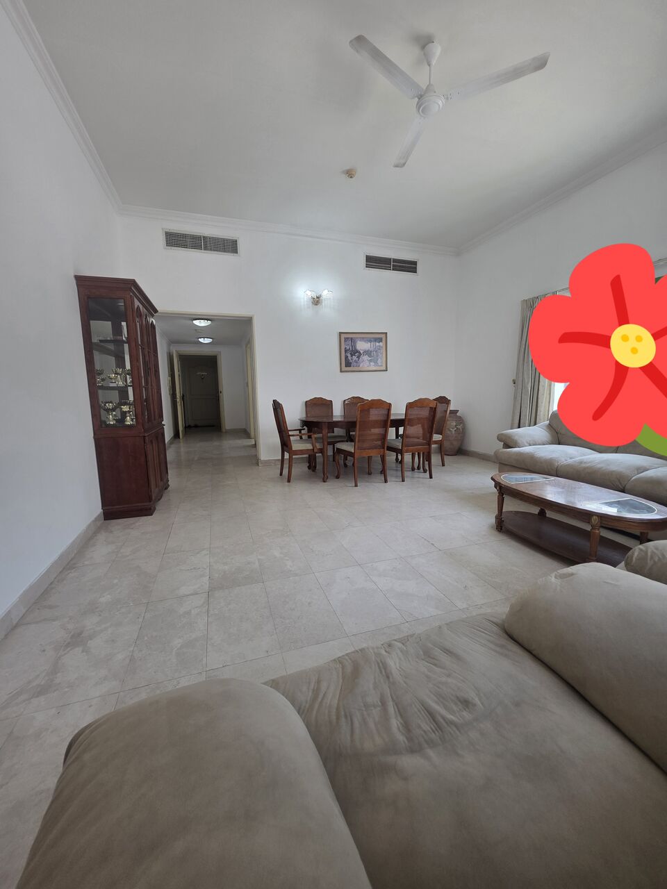 Juffair, Apartments, Flats, Houses & Villas, BHD 300/month,  2 BR,  &2BATHROOM Hall Kitchen With Electricity Car Parking
