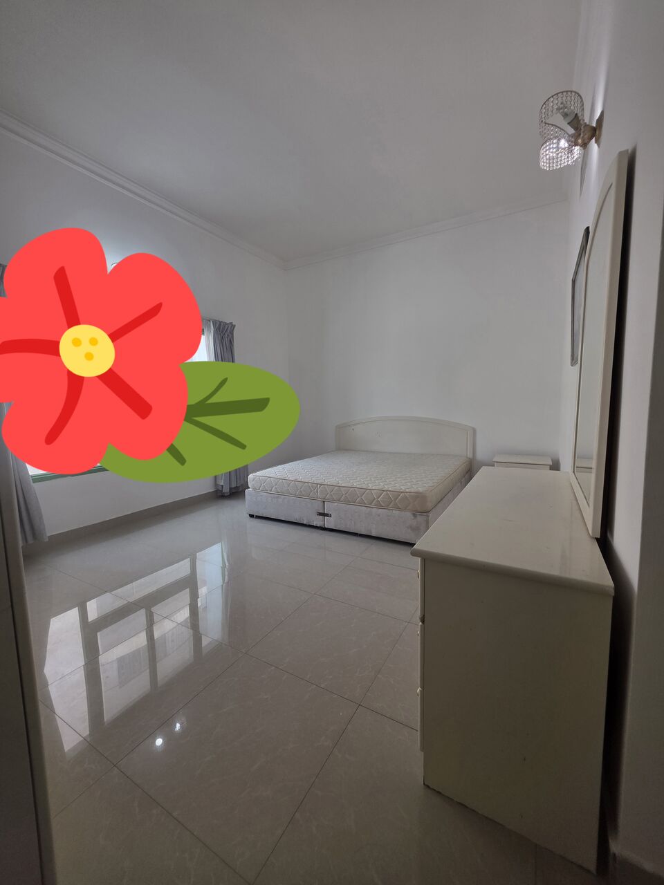 Juffair, Apartments, Flats, Houses & Villas, BHD 300/month,  2 BR,  &2BATHROOM Hall Kitchen With Electricity Car Parking
