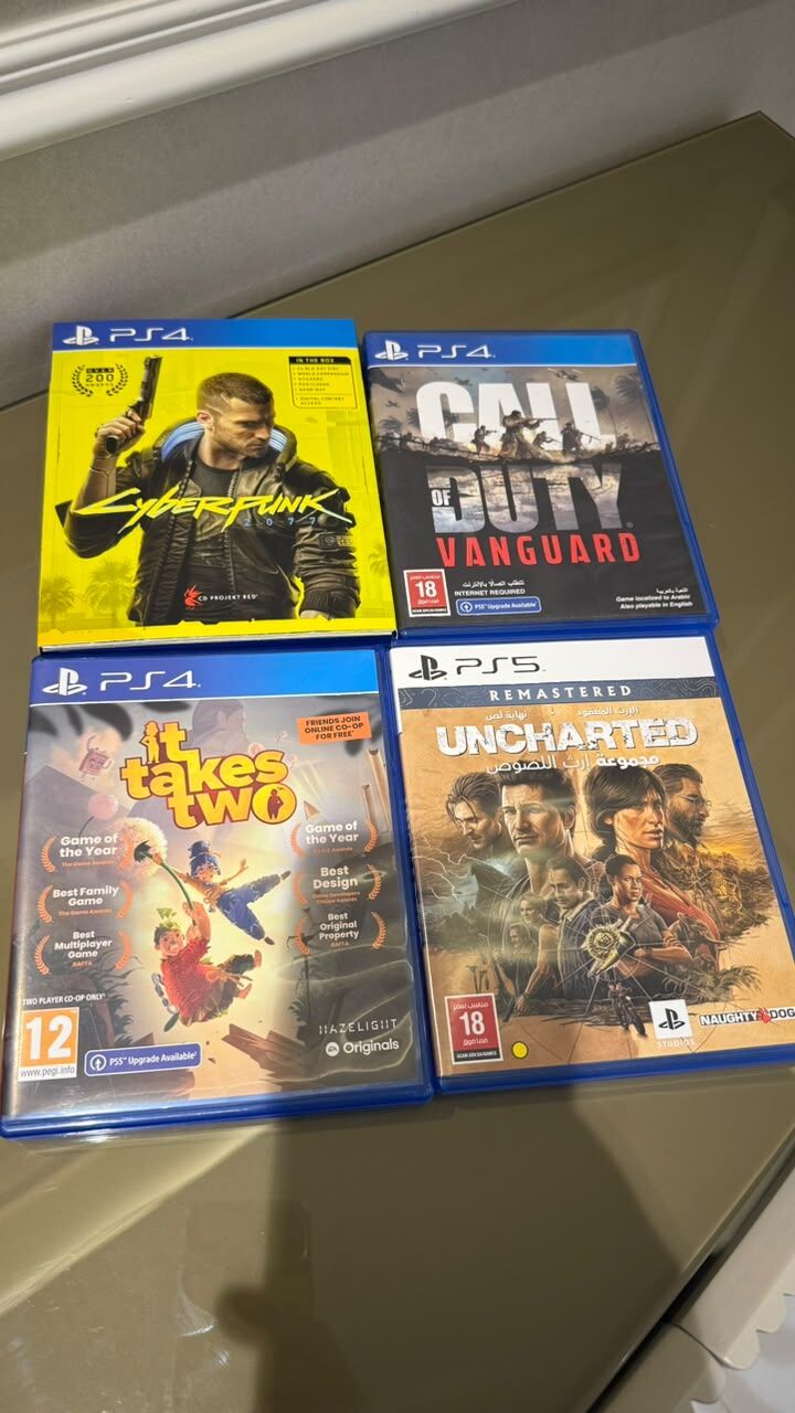 Riyadh, Video Games, SAR 55,  Ps4 / Ps5 Games For Sale In Excellent Condition - CYBERPUNK , CALL OF DUTY , IT TAKES TWO