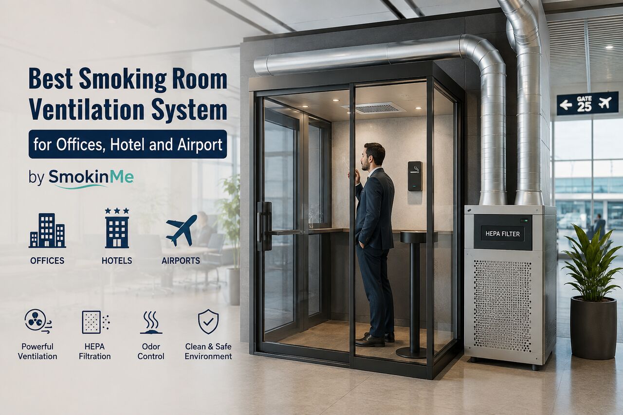 Mumbai, Furniture, Best Smoking Room Ventilation System For Offices, Hotel And Airport By SmokinMe