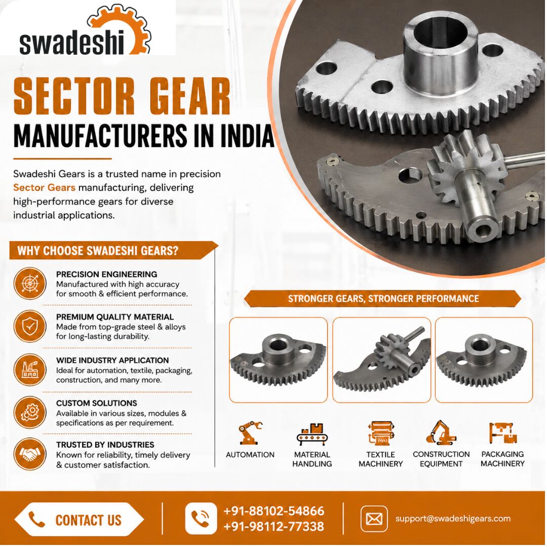 Faridabad, Wholesale Products, Sector Gear Manufacturers For Industrial Applications