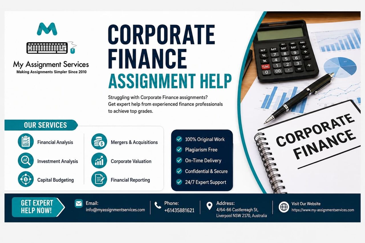 Sydney, Education, Corporate Finance Assignment Help Expert Academic Support
