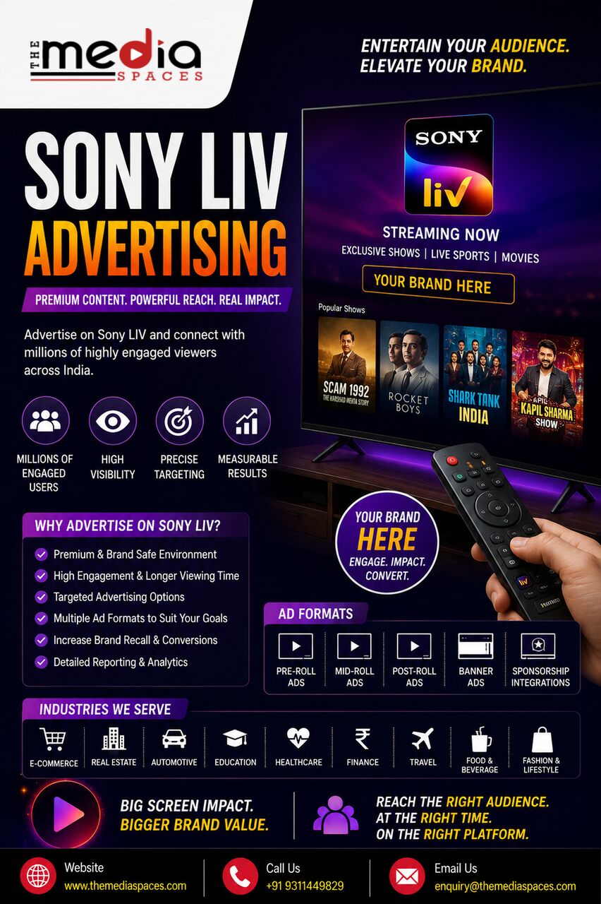 Noida, Marketing, Sony LIV Advertising Agency In India