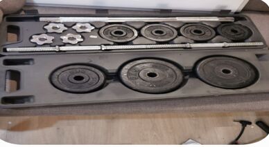 Dhahran, Heavy Equipment, SAR 300,  Barbell Set In A Molded Carrying Case